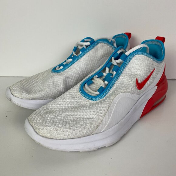 Nike Air Max Motion 2 Women's 10 White Blue Fury Running Shoes Sneakers - Picture 5 of 13